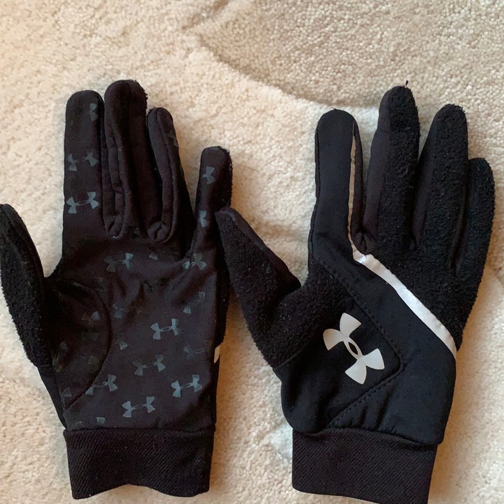 UNDER ARMOR YOUTH REFLECTIVE RUNNING GLOVES